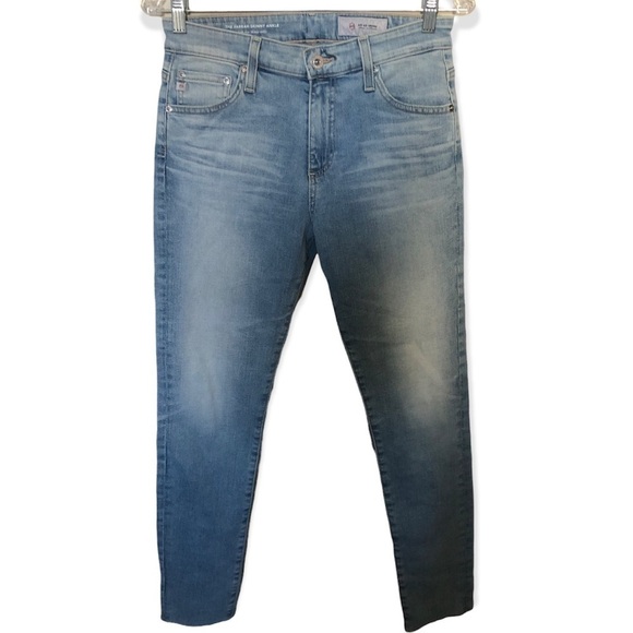 AG Adriano Goldschmied Farrah Skinny Ankle raw hem jeans - Picture 5 of 10
